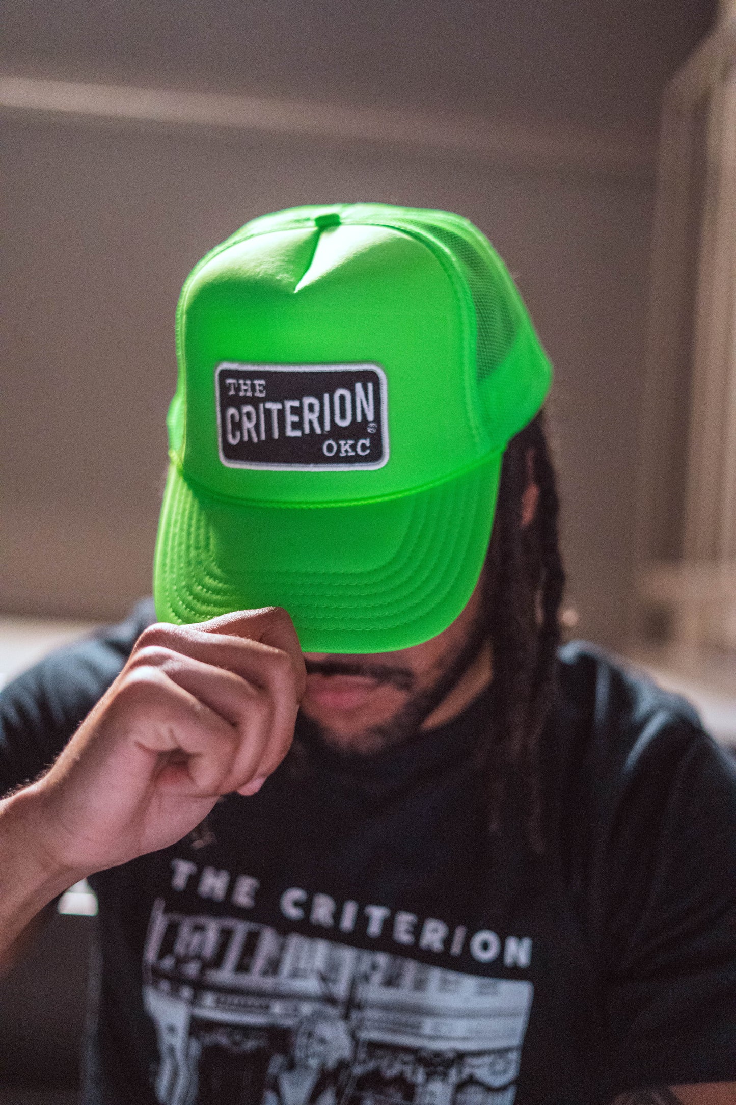 Solid Trucker Hat with Mesh Back