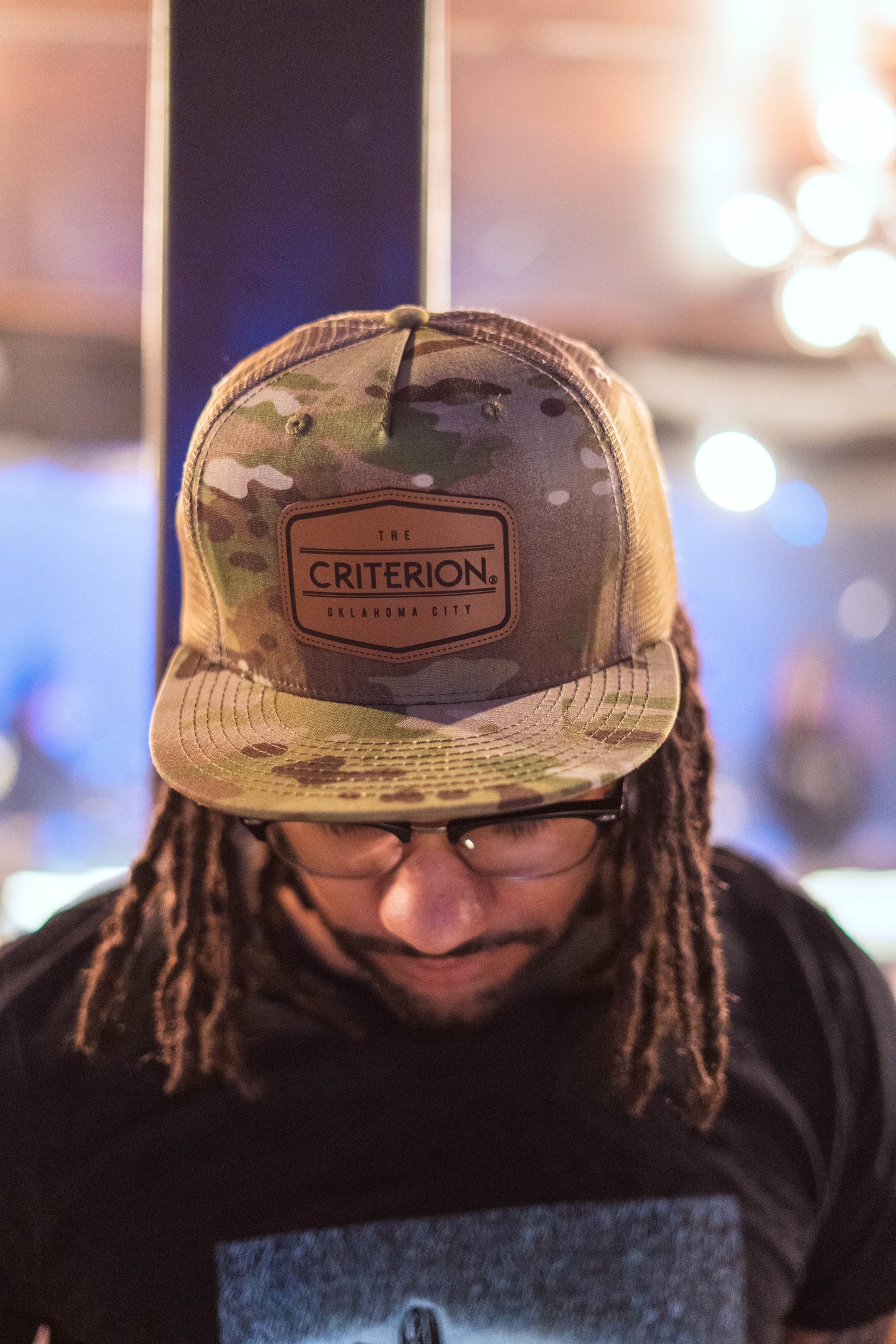 Camo Trucker Hat with Mesh Back