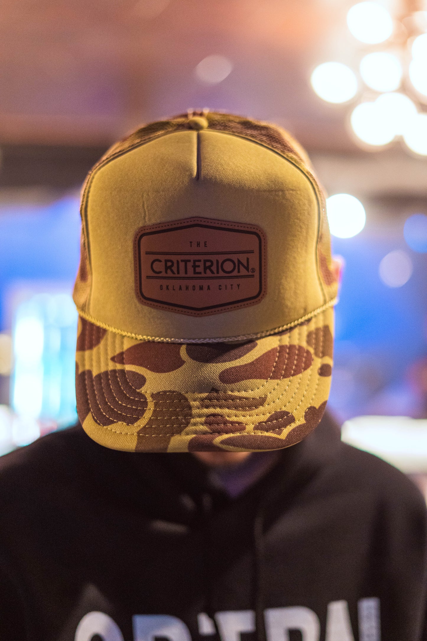 Camo Trucker Hat with Mesh Back
