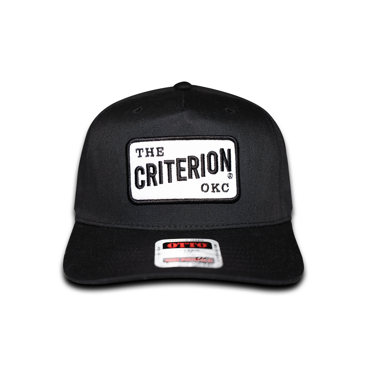 Solid Black Trucker Hat with Solid Back