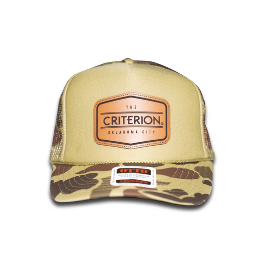 Camo Trucker Hat with Mesh Back