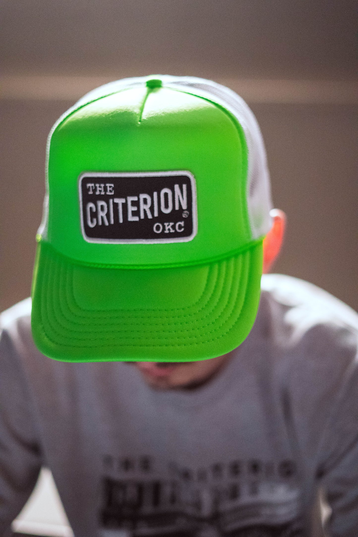 Solid Trucker Hat with Mesh Back