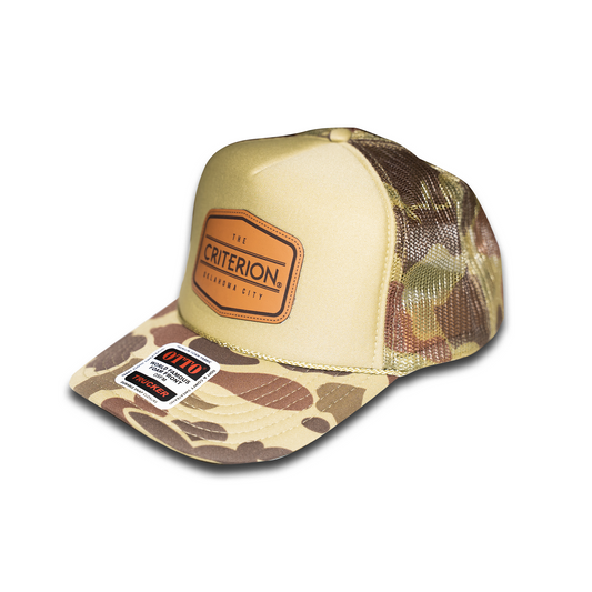 Camo Trucker Hat with Mesh Back