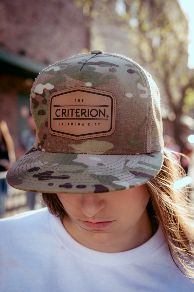 Camo Trucker Hat with Mesh Back