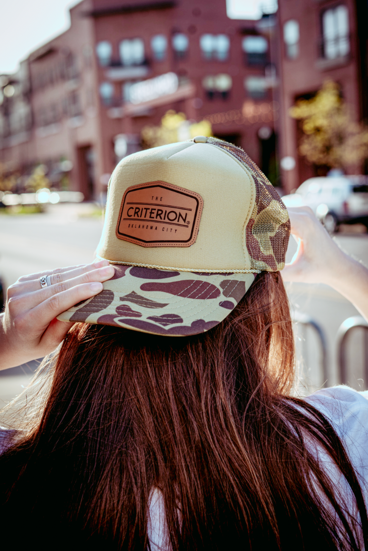 Camo Trucker Hat with Mesh Back